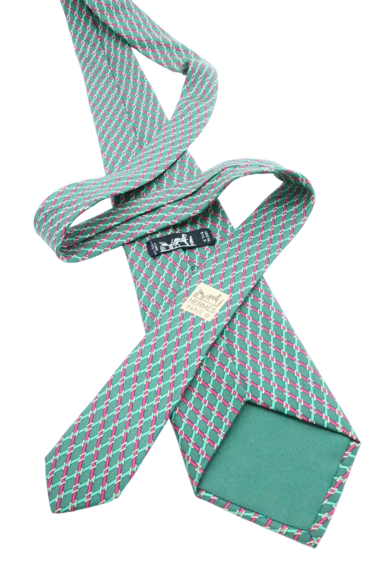 Corbata Hermès Verde