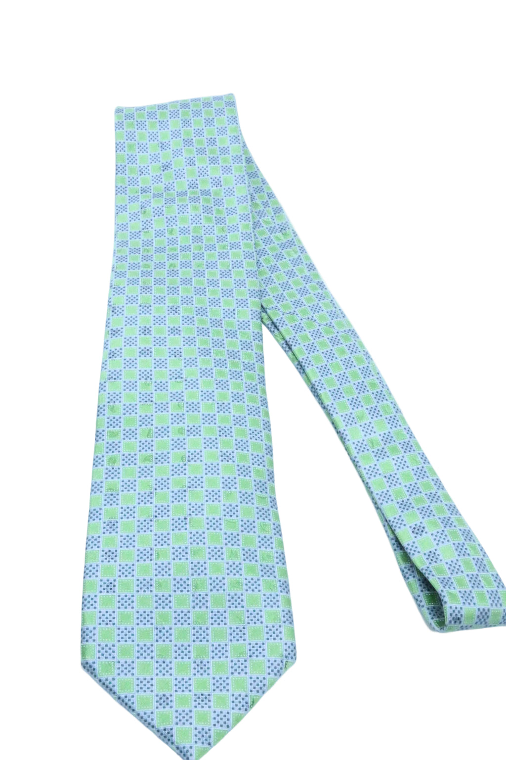 Corbata Ermenegildo Zegna Cuadros Verde