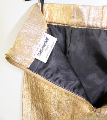Leather Mini Skirt Zadig & Voltaire