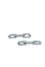 Cartier Sterling silver C Cufflinks