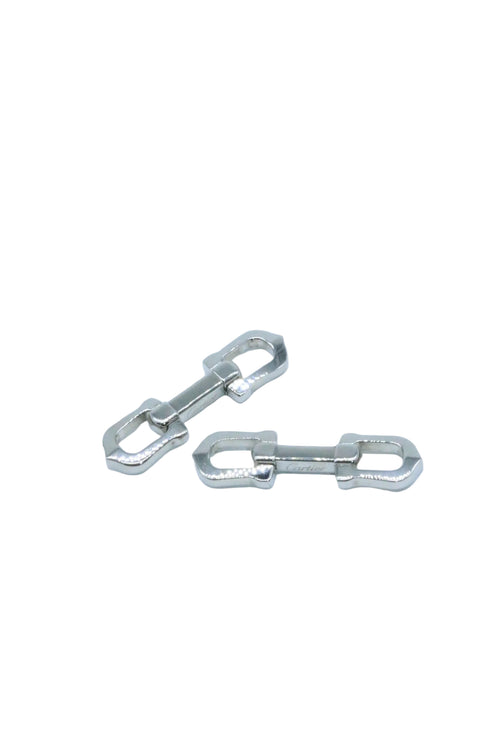Cartier Sterling silver C Cufflinks