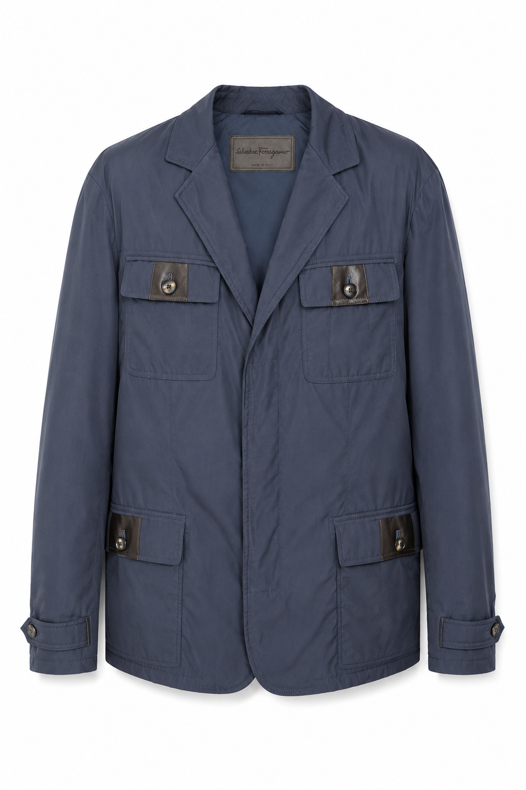 Ferragamo Nylon Jacket with Pockets