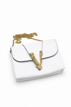 Versace Mini White Crossbody Bag