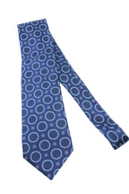 Corbata Ermenegildo Zegna Azul Círculos