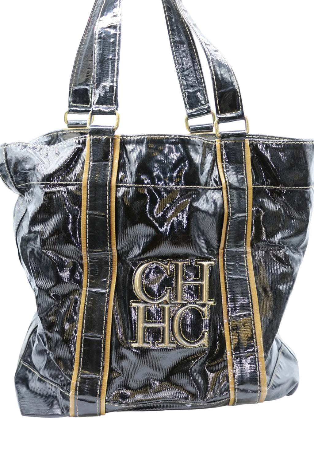 Carolina Herrera CH patent tote