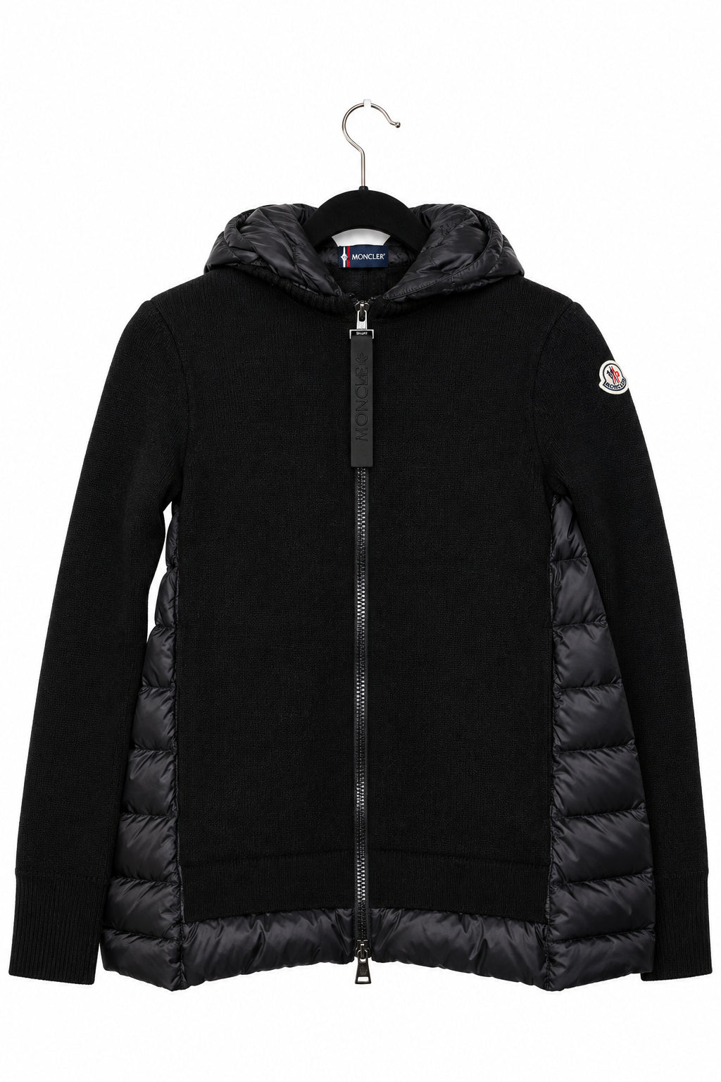 Moncler Padded Wool Zip-up Cardigan