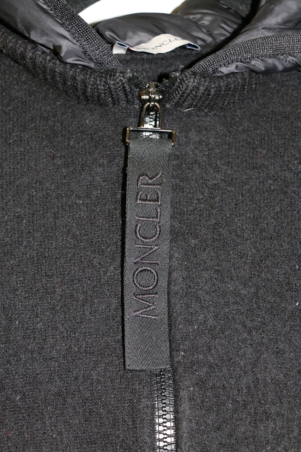 Moncler Padded Wool Zip-up Cardigan