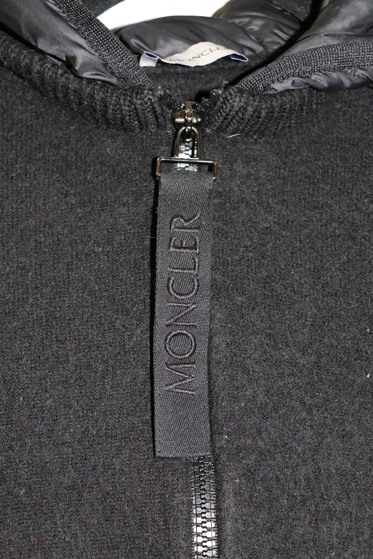 Moncler Padded Wool Zip-up Cardigan