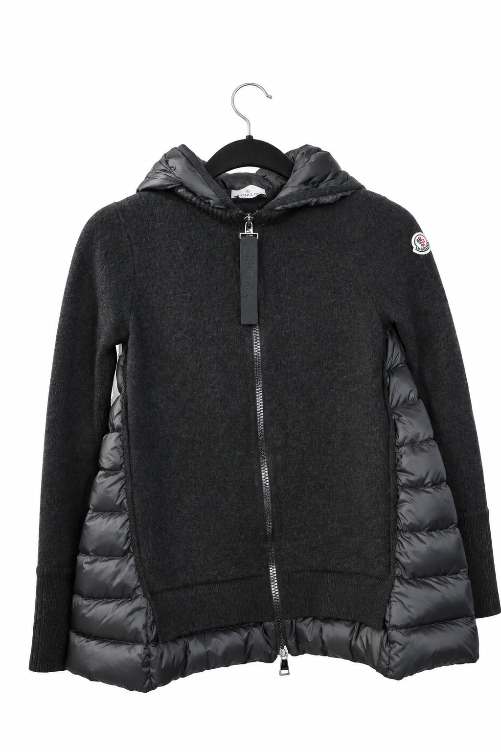 Moncler Padded Wool Zip-up Cardigan
