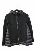Moncler Padded Wool Zip-up Cardigan