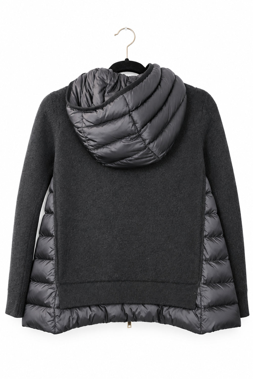 Moncler Padded Wool Zip-up Cardigan