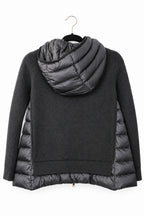 Moncler Padded Wool Zip-up Cardigan