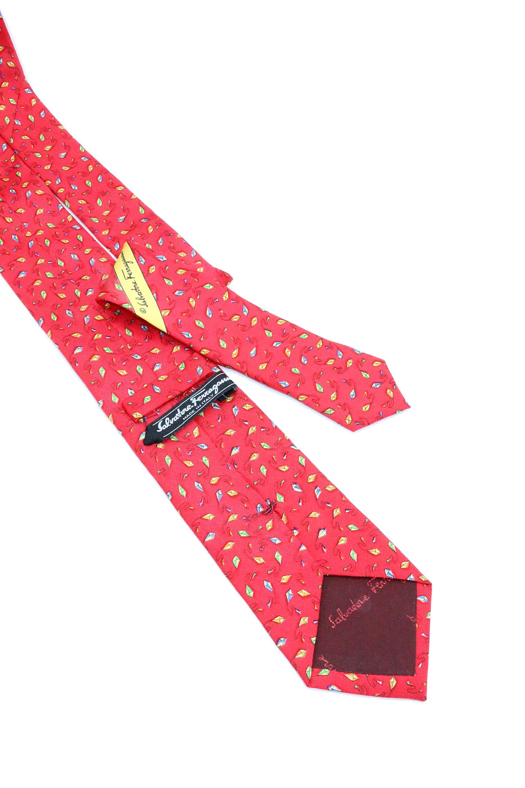 Corbata Salvatore Ferragamo  Roja
