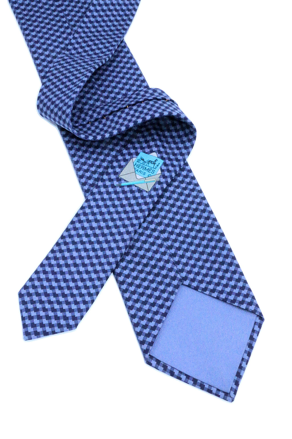 Corbata Hermés azul