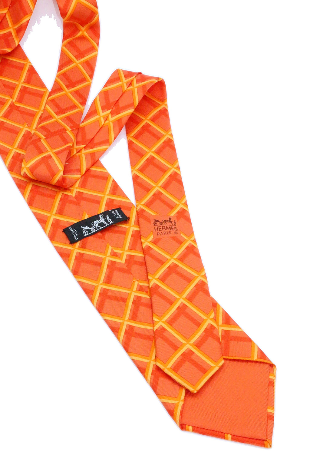 Corbata Hermés de seda