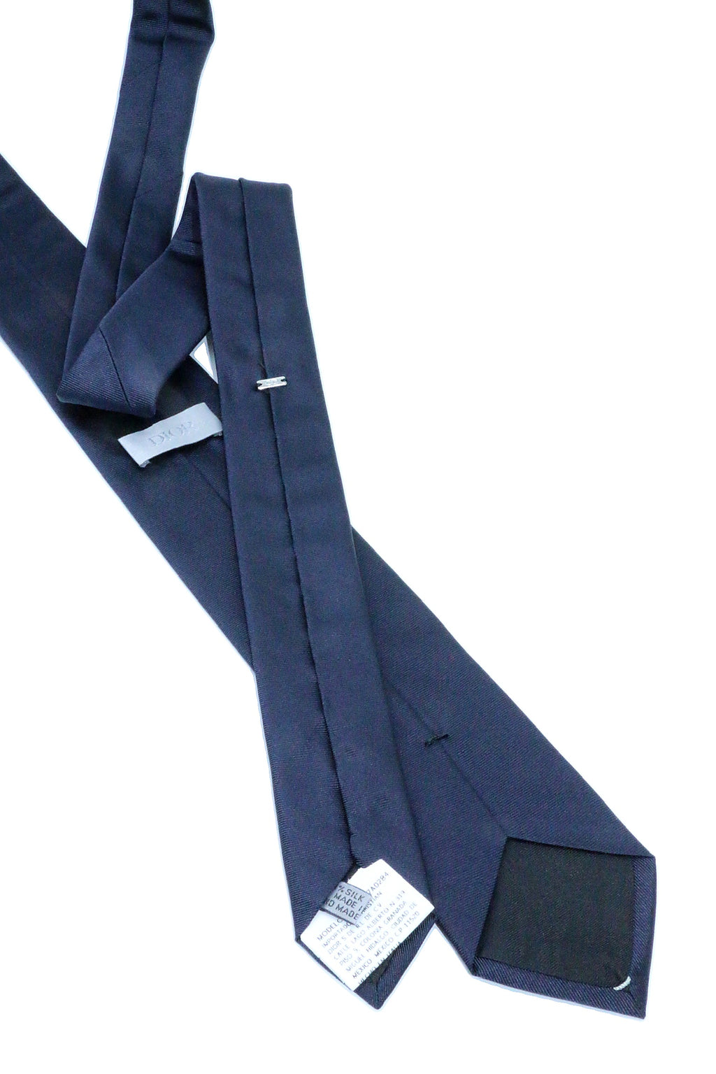 Corbata Dior azul con logo
