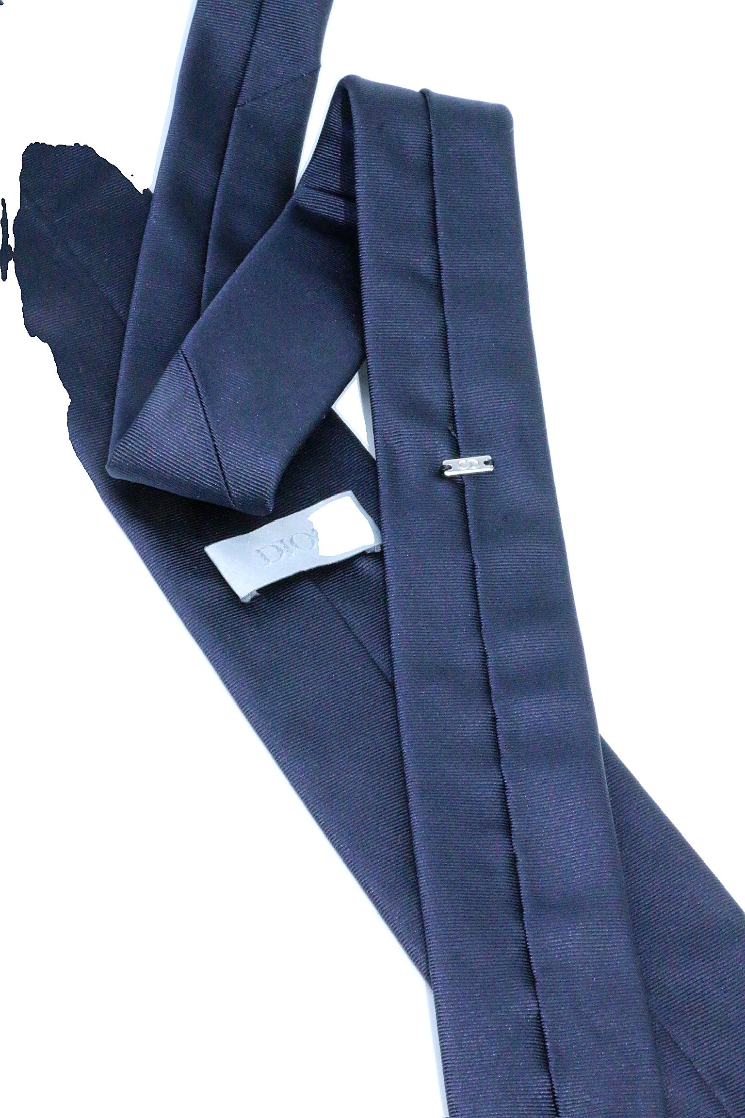 Corbata Dior azul con logo
