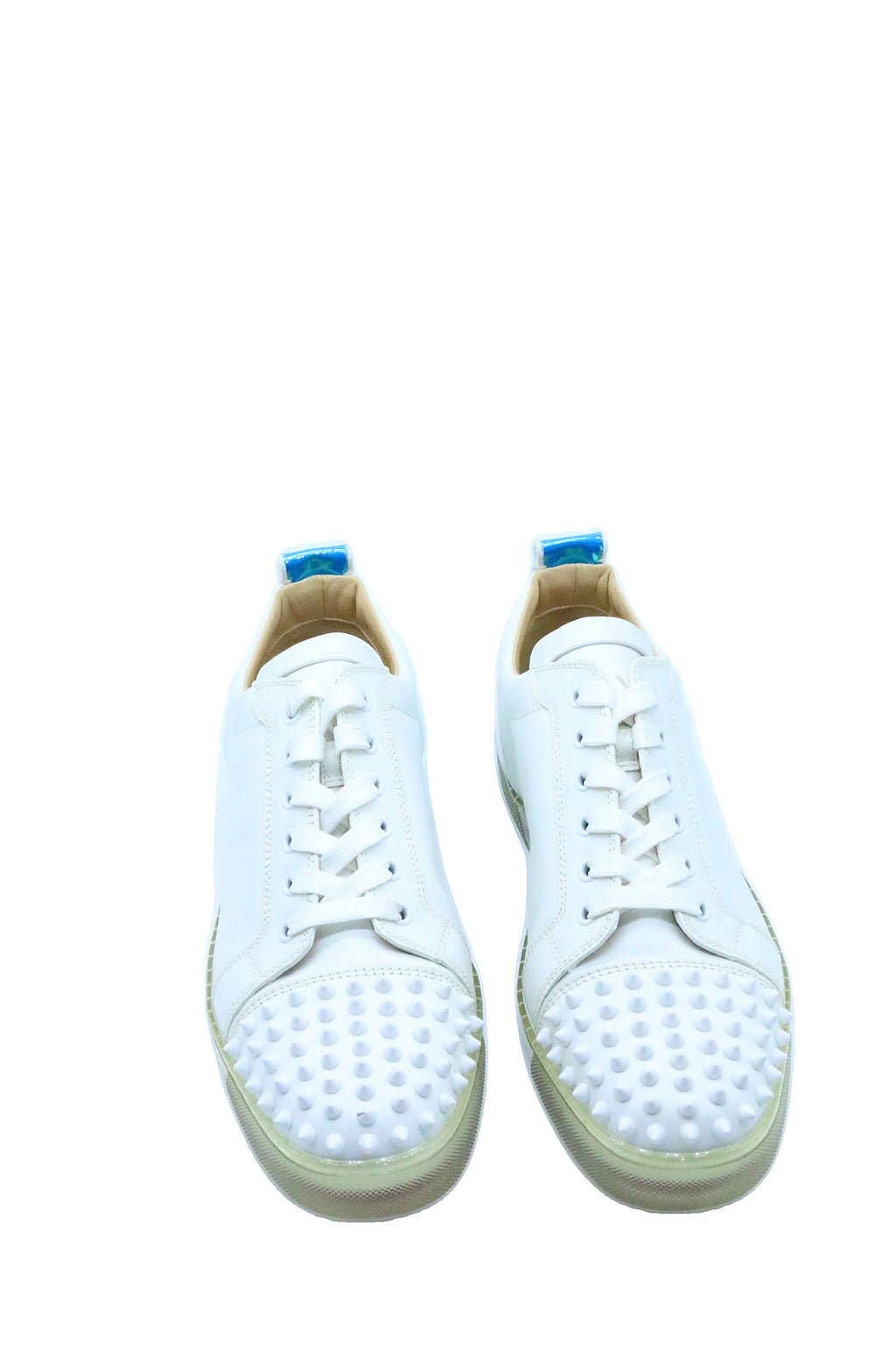 Christian Louboutin Louis Junior Spikes Orlato Flat Multi Cotton