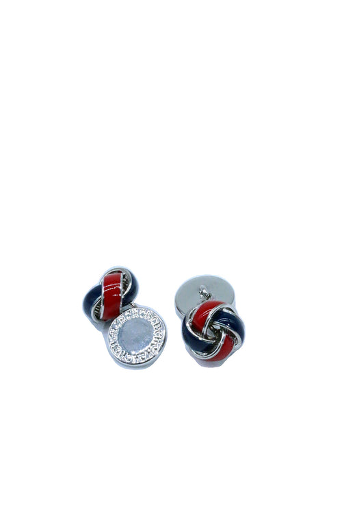 Carolina Herrera Red Knot Cufflinks