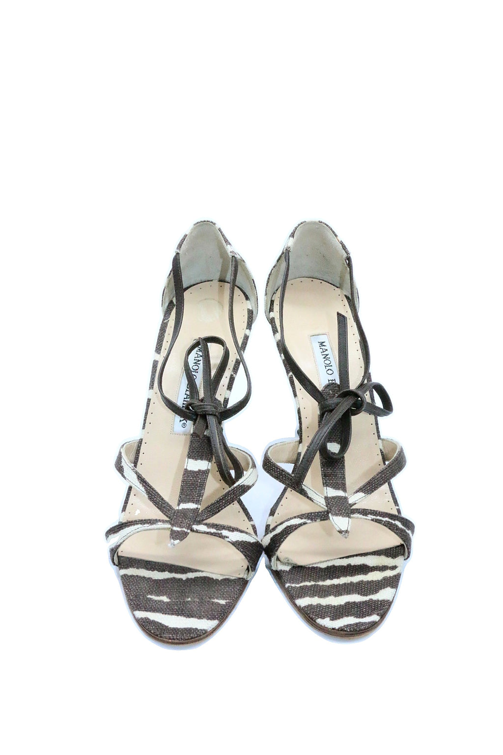 Manolo Blahnik Strappy lace-up Sandal