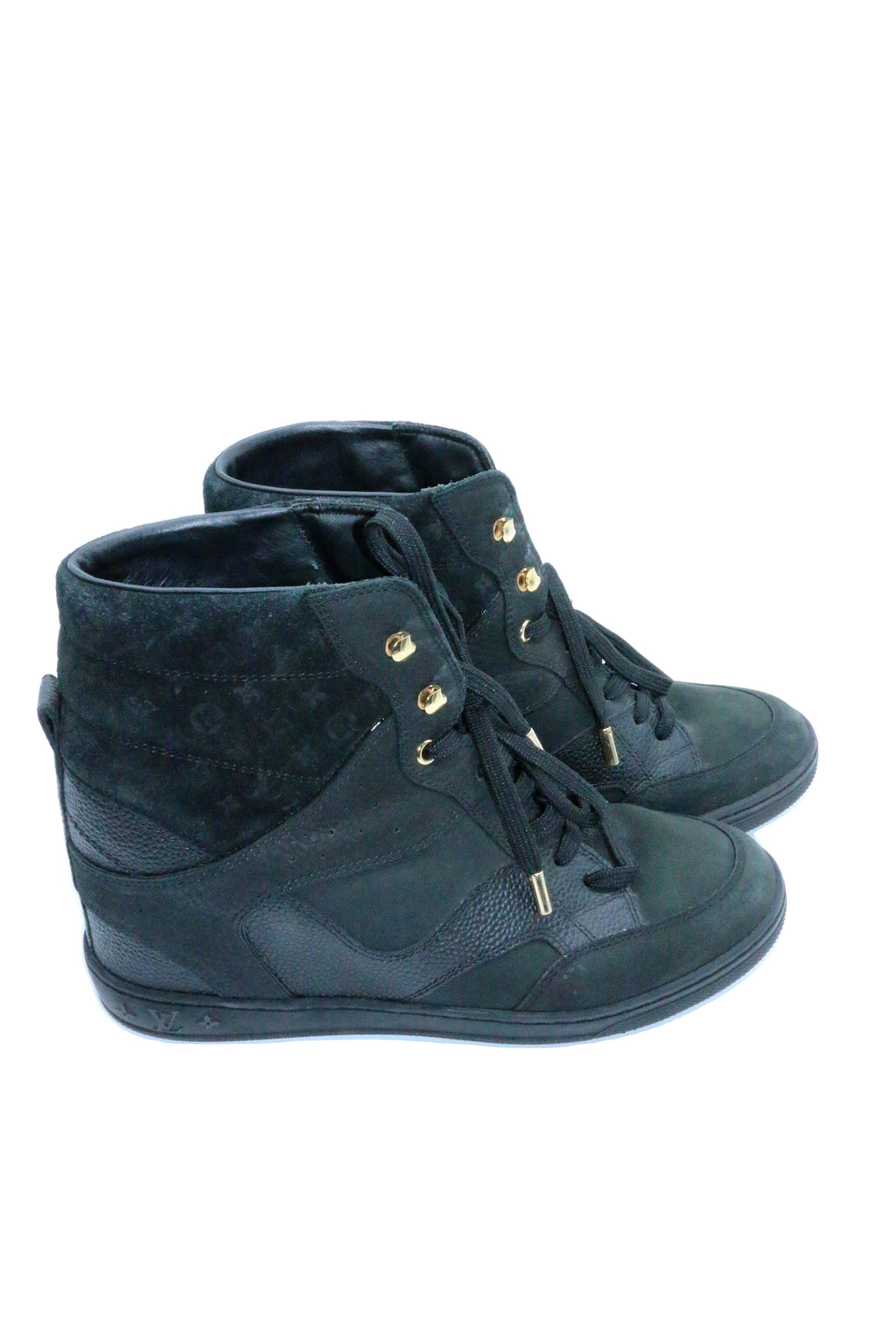 Louis Vuitton Monogram suede H