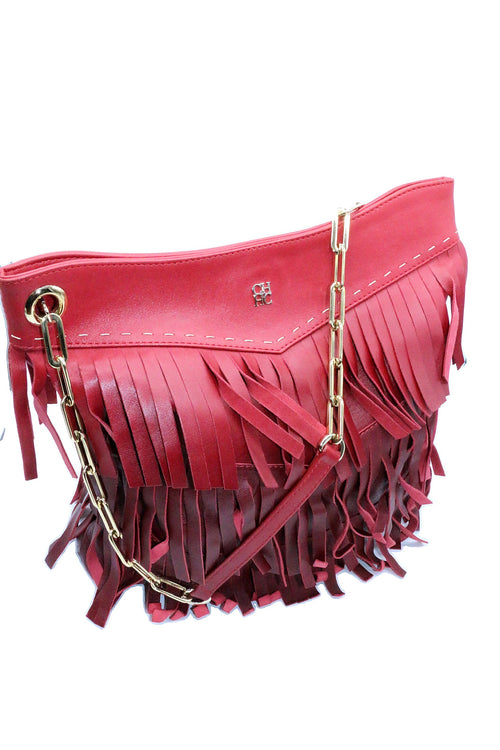 Carolina Herrera Fringed Shoulder B