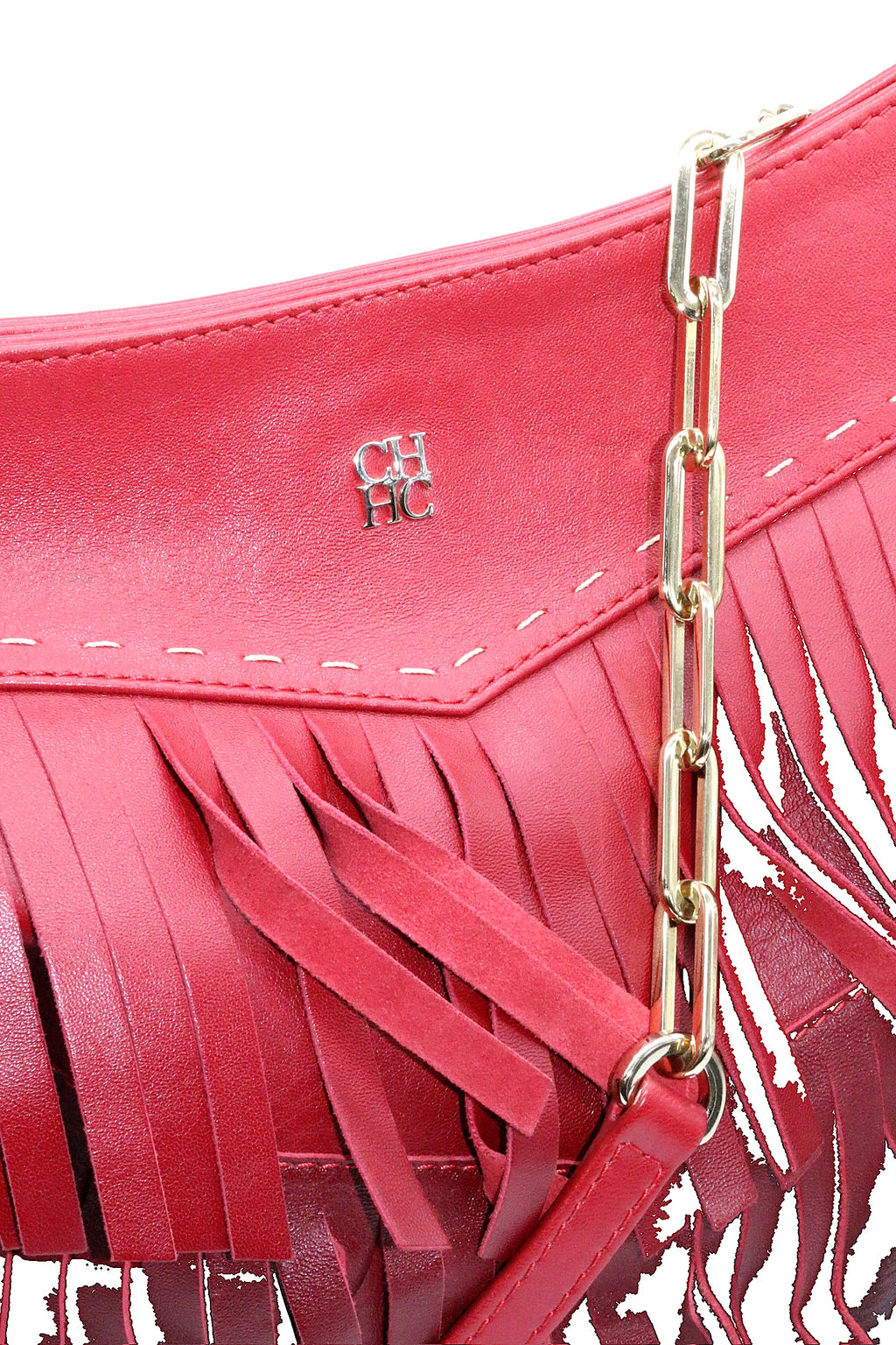 Carolina Herrera Fringed Shoulder B