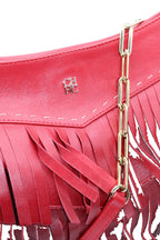 Carolina Herrera Fringed Shoulder B