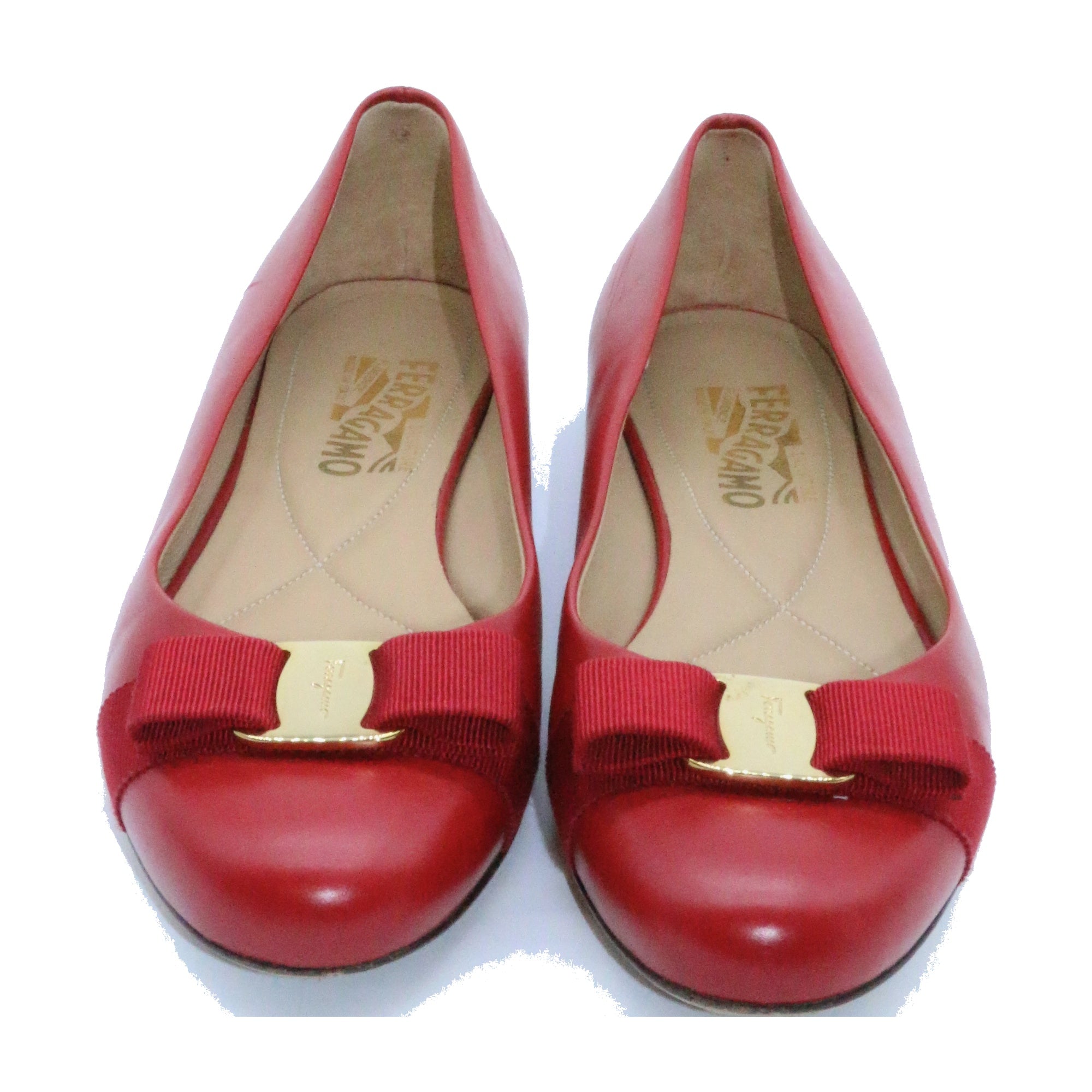 Ferragamo Vara Bow Flats