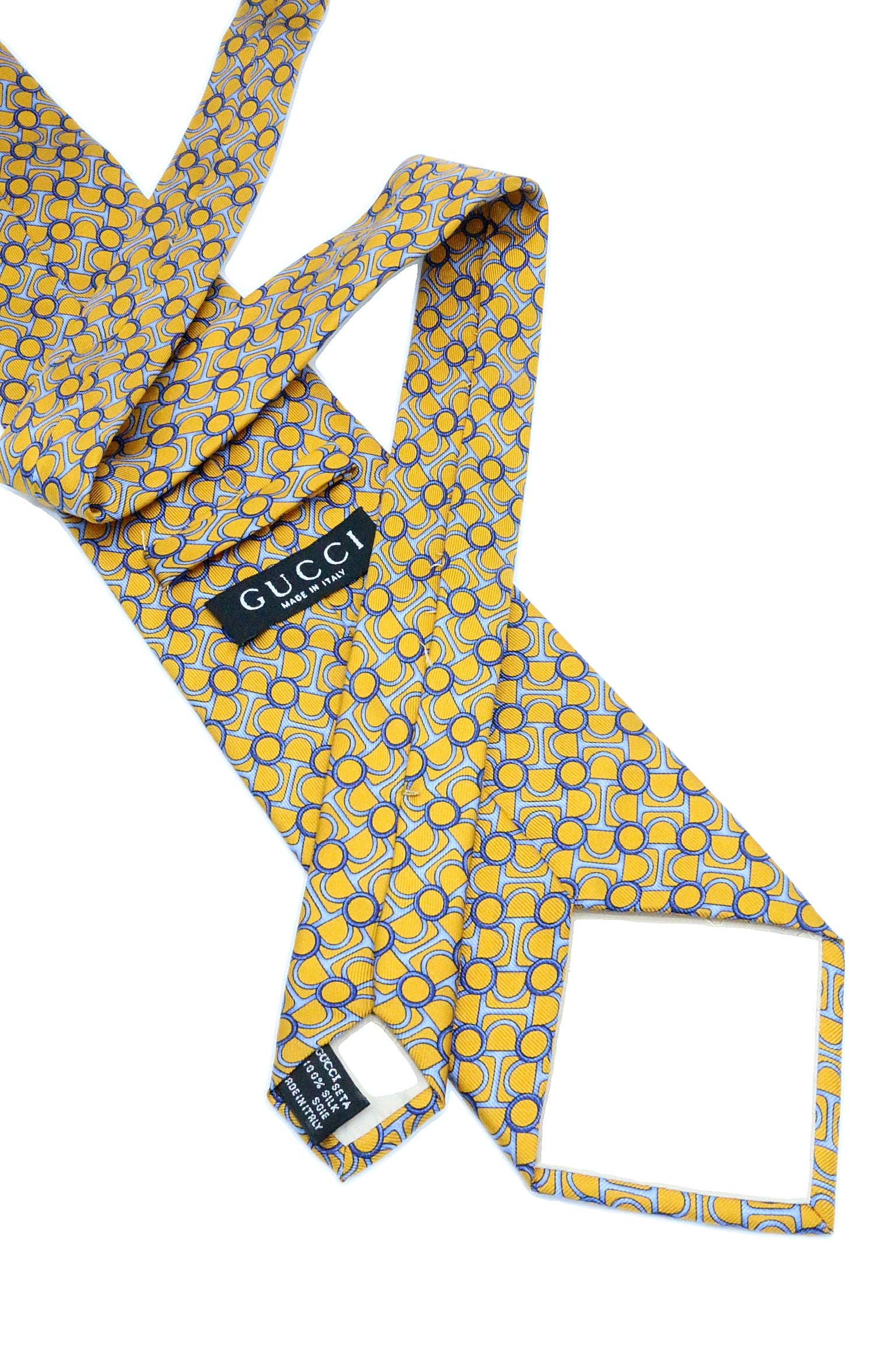 Corbata Gucci Formas azul
