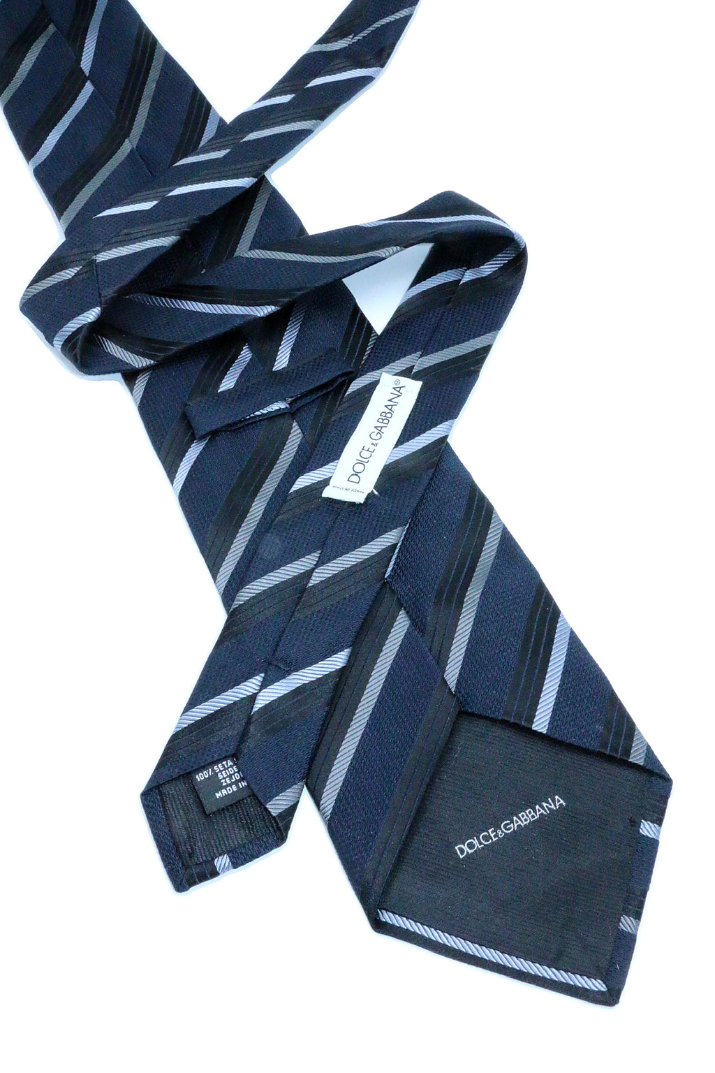 Corbata Dolce & Gabbana Rayas negras