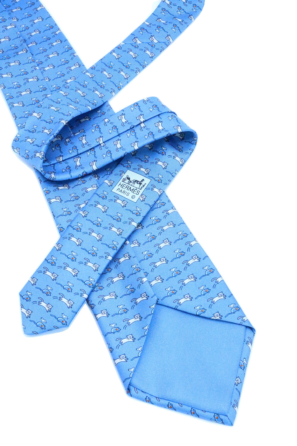 Corbata Hermés Gatos y ratones
