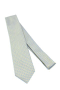 Corbata Hermés Azul metálico
