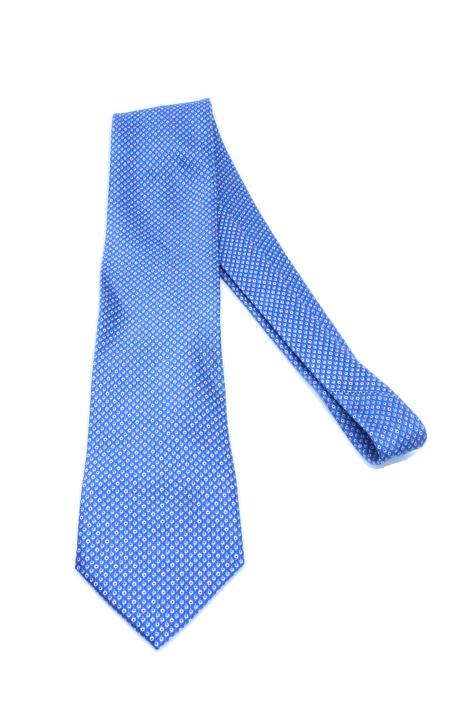 Corbata Brioni Puntos con rojo
