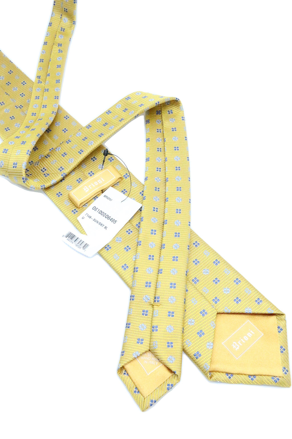 Corbata Brioni Flores moradas