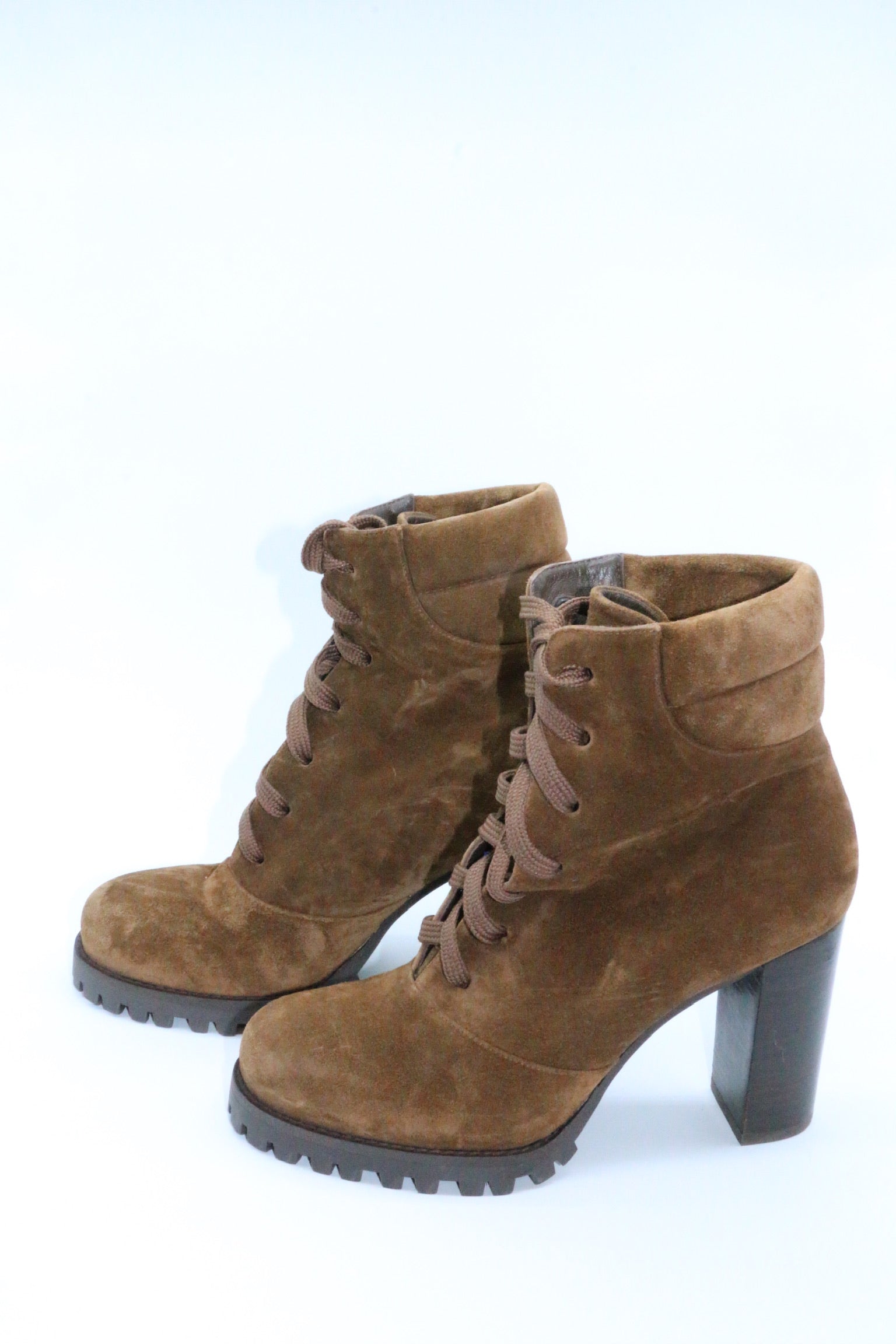 Stuart Weitzman Combat Heel boots
