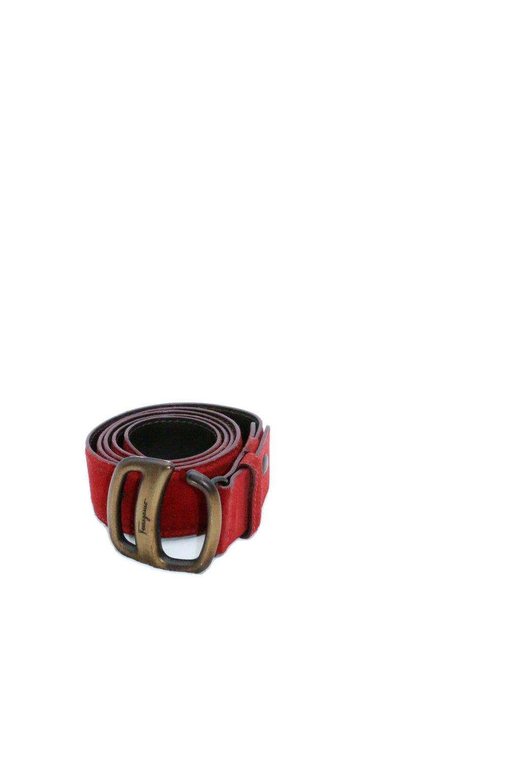 Salvatore Ferragamo Suede Belt