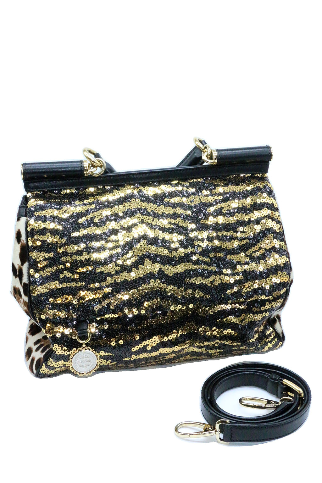Dolce & Gabbana Sicily Handbag Sequins