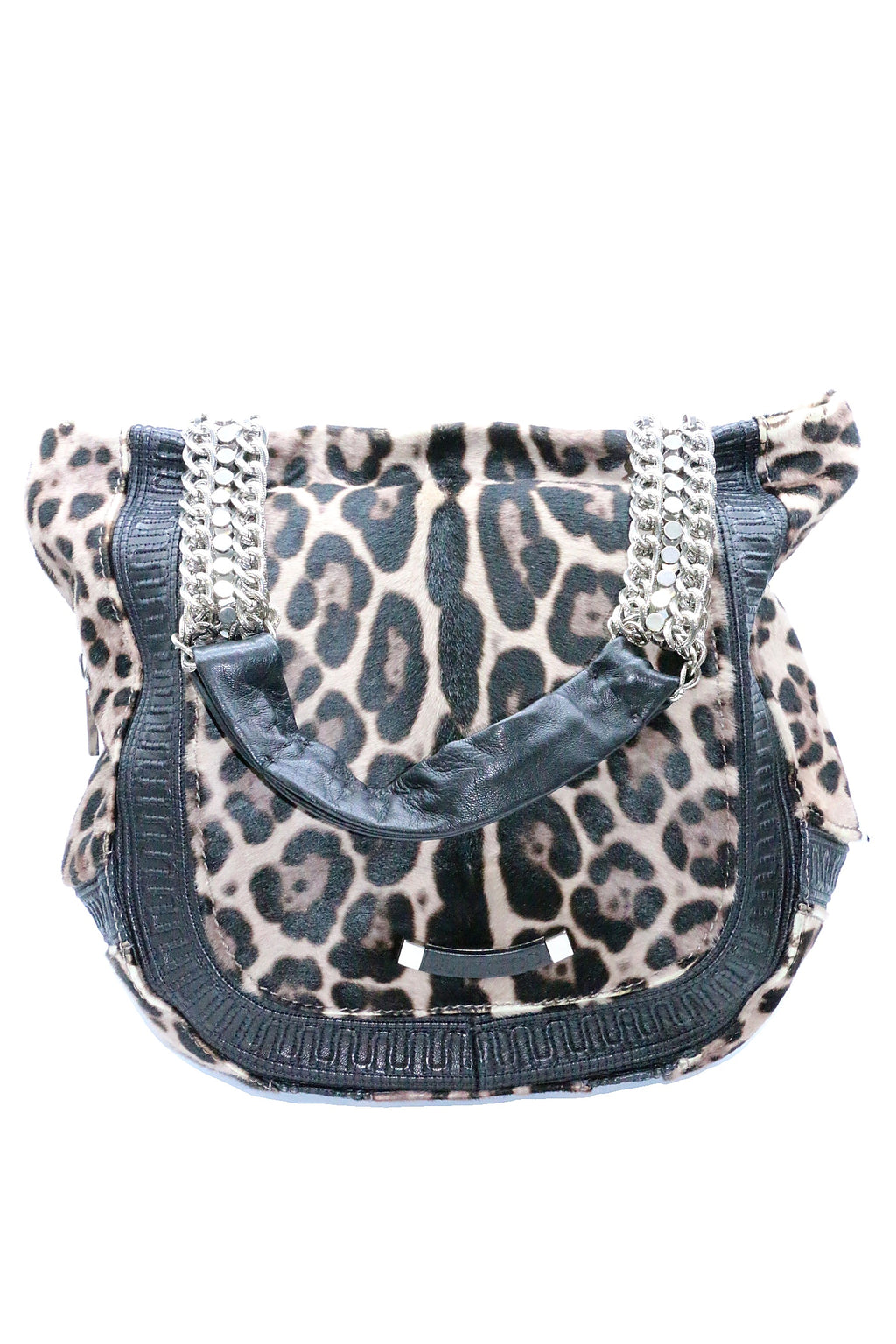 Jimmy Choo Leather-Trimmed Ponyhair