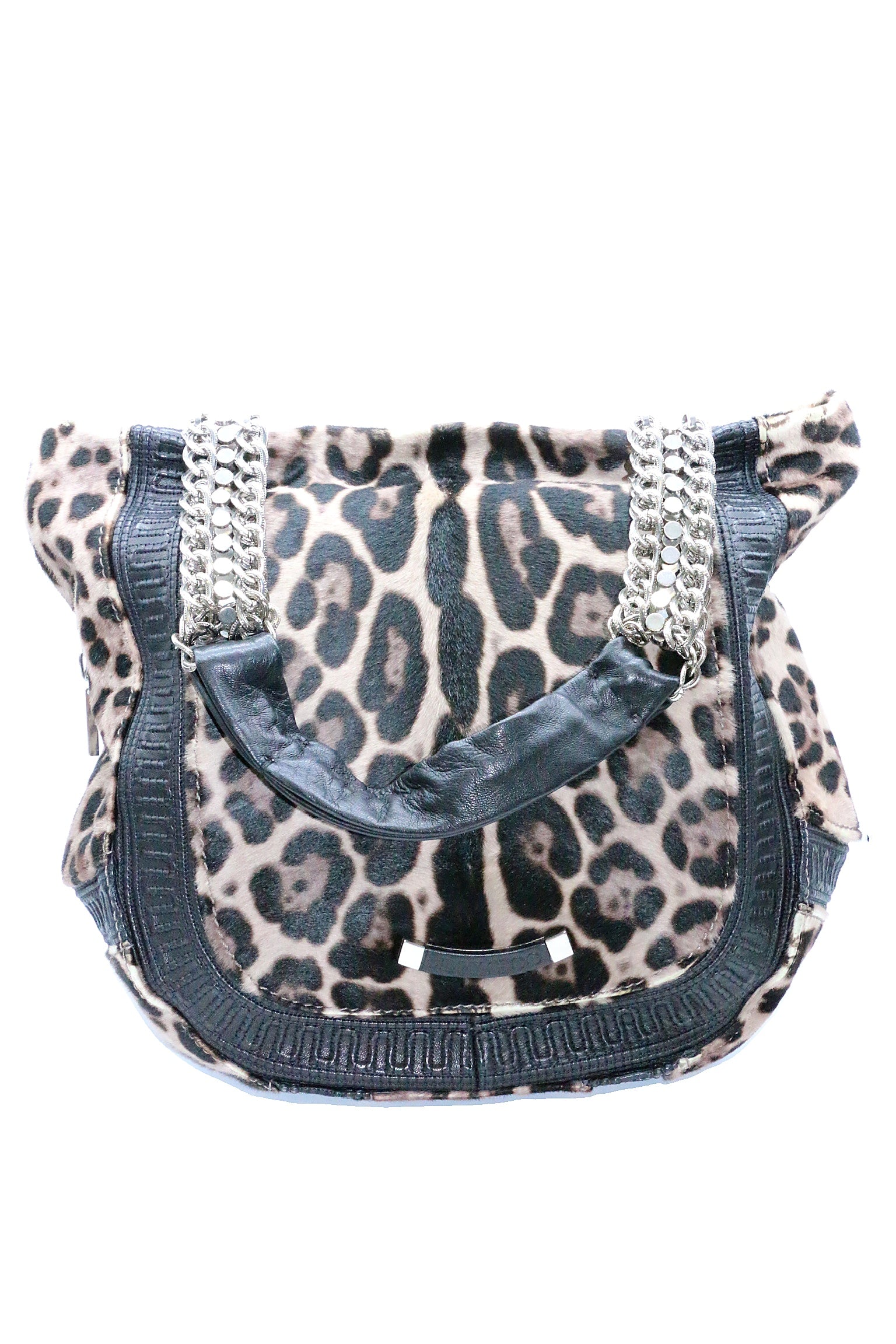 Jimmy Choo Leather-Trimmed Ponyhair