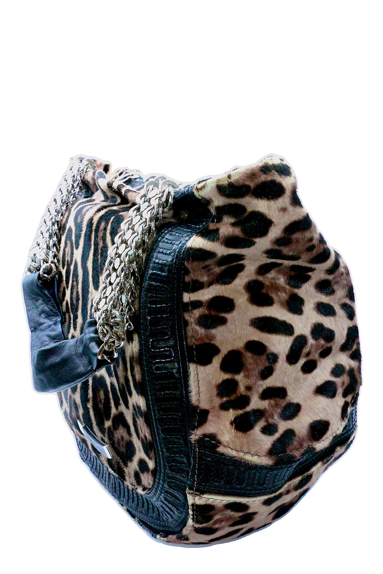 Jimmy Choo Leather-Trimmed Ponyhair