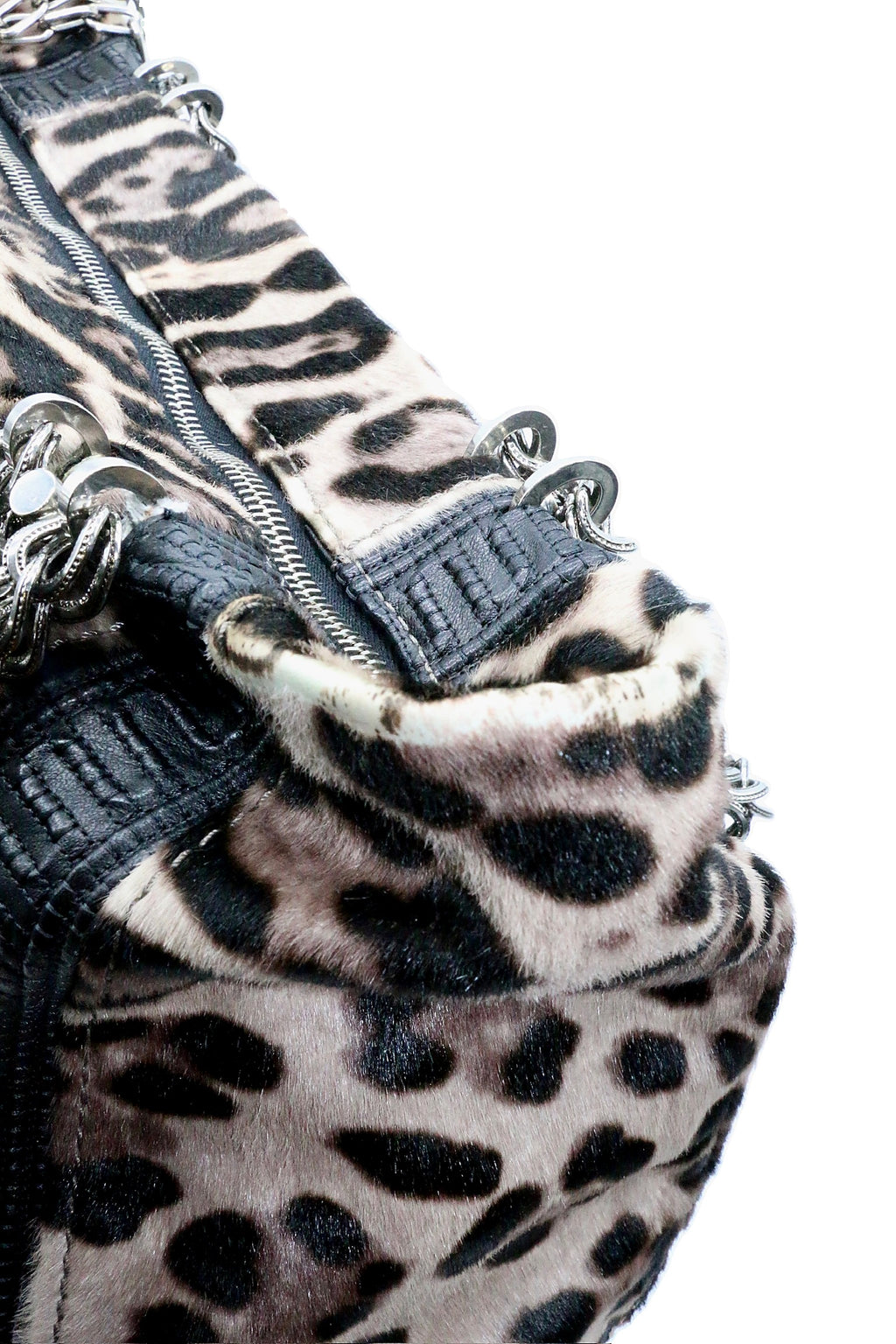 Jimmy Choo Leather-Trimmed Ponyhair
