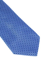 Corbata Ermenegildo Zegna azul con círculos