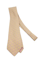 Corbata Hermés estrellas amarillas