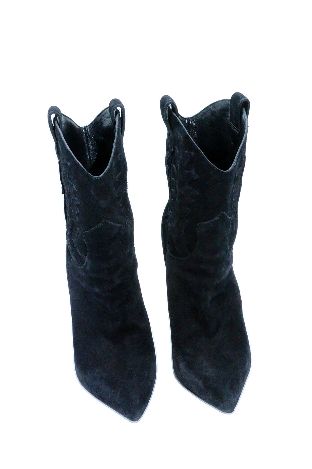 Saint Laurent Cowboy Boots Suede