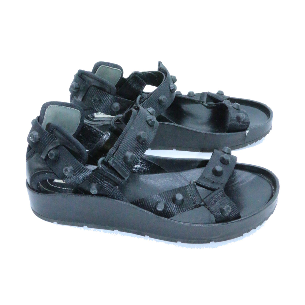 Balenciaga Studded Accents Gladiator Sandals