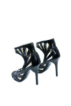 Jimmy Choo Leather Cutout Accent Sandals