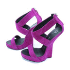 Guiseppe Zanotti Scultpural suede