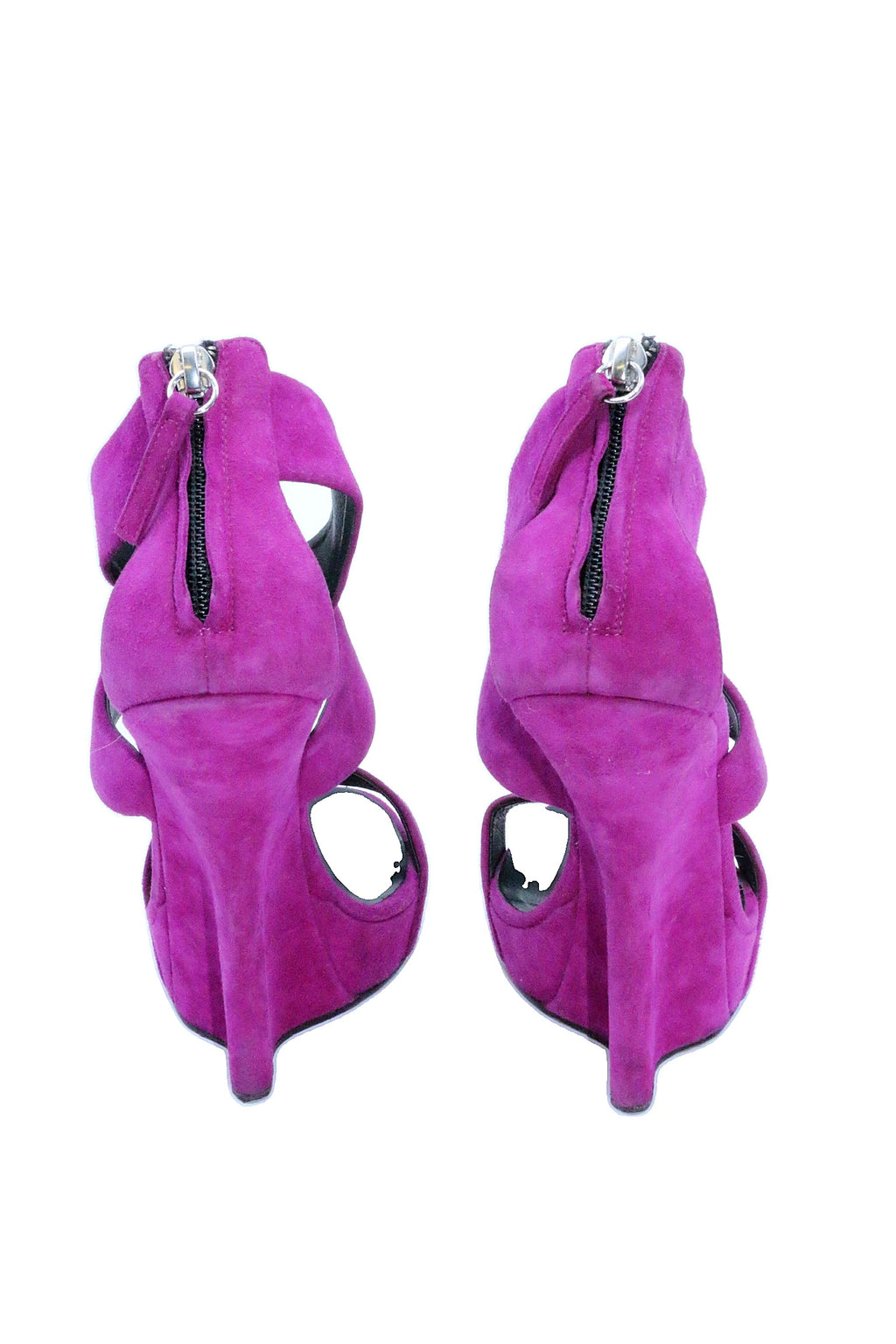 Guiseppe Zanotti Scultpural suede