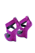 Guiseppe Zanotti Scultpural suede